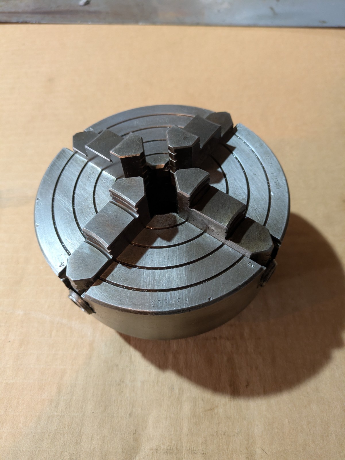 HARDINGE 5″ 4 JAW CHUCK TAPER MOUNT