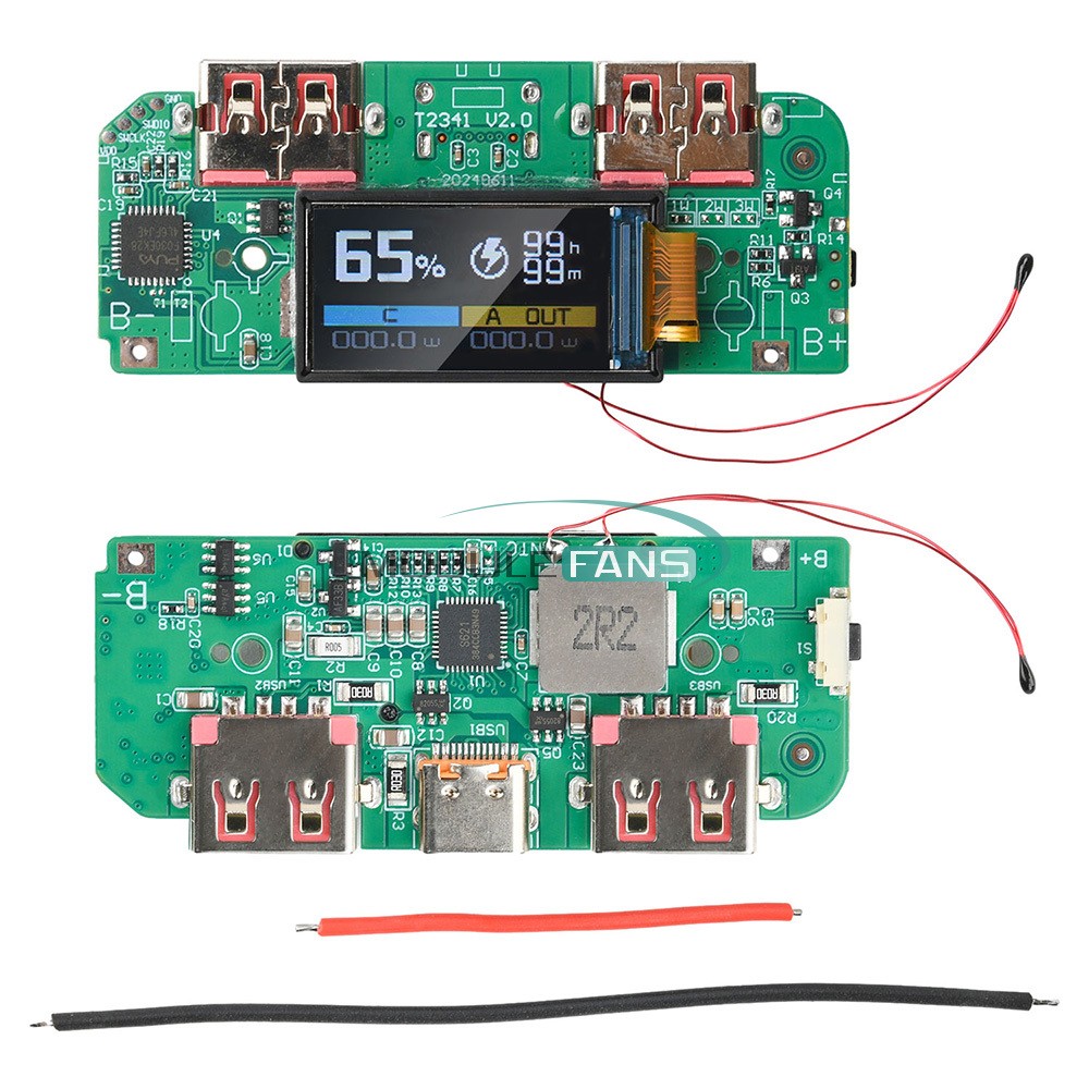 22.5W Power Bank Motherboard Module Fast Charging Mobile Power Circuit Board