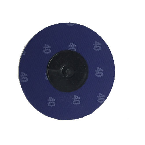 100 – 3″ Roloc Zirconia Quick Change Sanding Disc 40 Grit