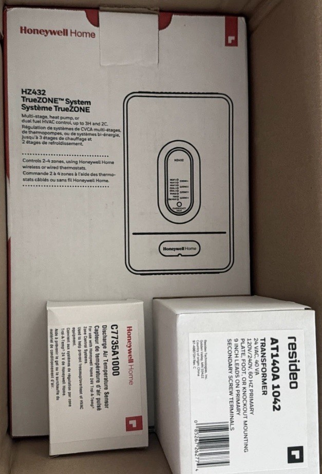 Honeywell HZ432 TrueZONE Panel Kit