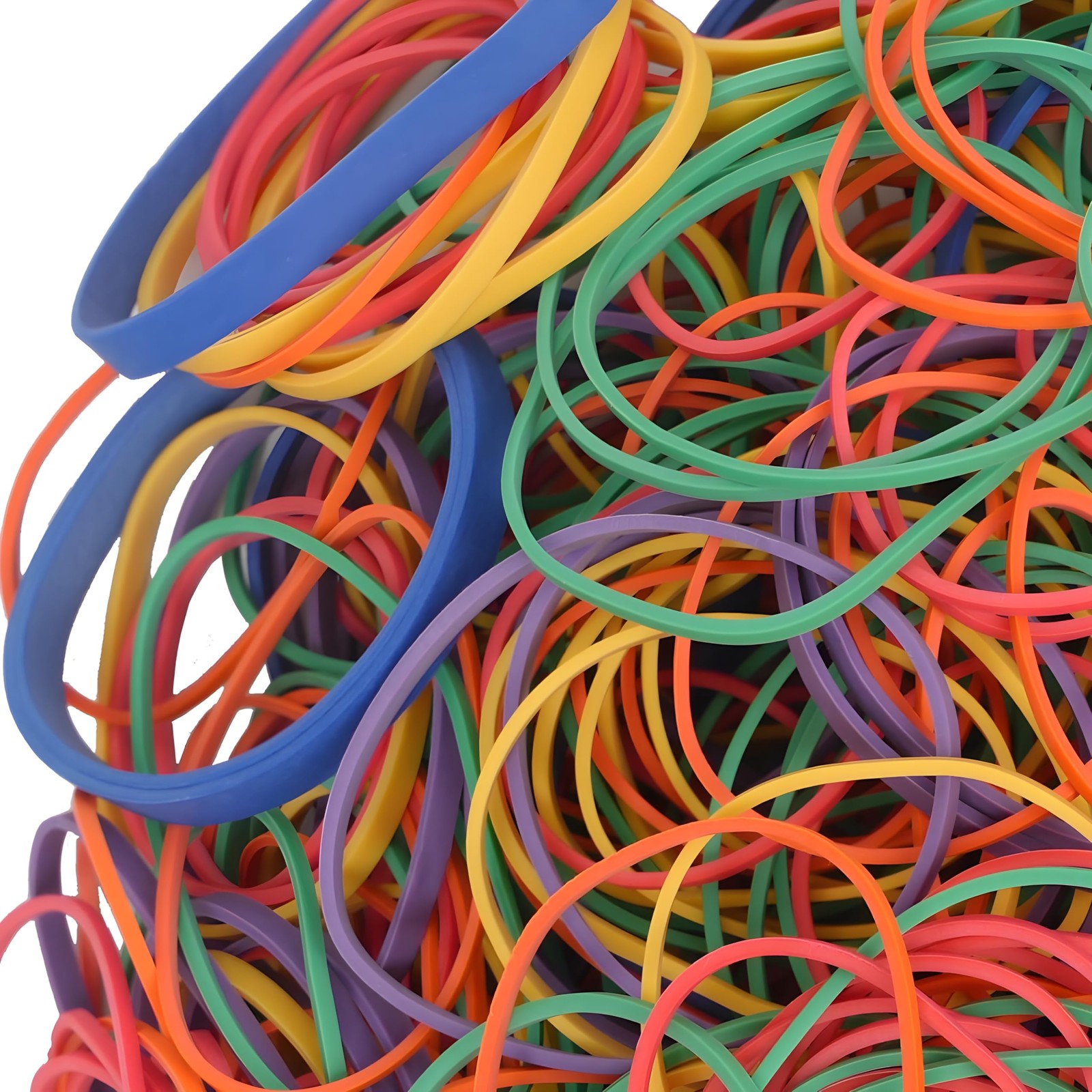 Rubber Bands Assorted Sizes 0.5 lb Bag – Strong Elastic Bands for Home, Offic…
