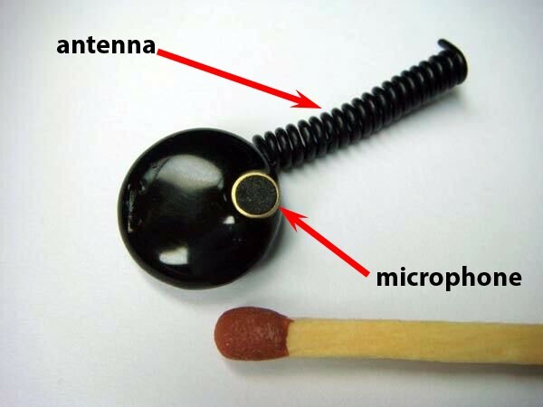 Mini Spy Audio Bug – 300m Wireless UHF Transmitter, Hidden Mic, Made in Israel