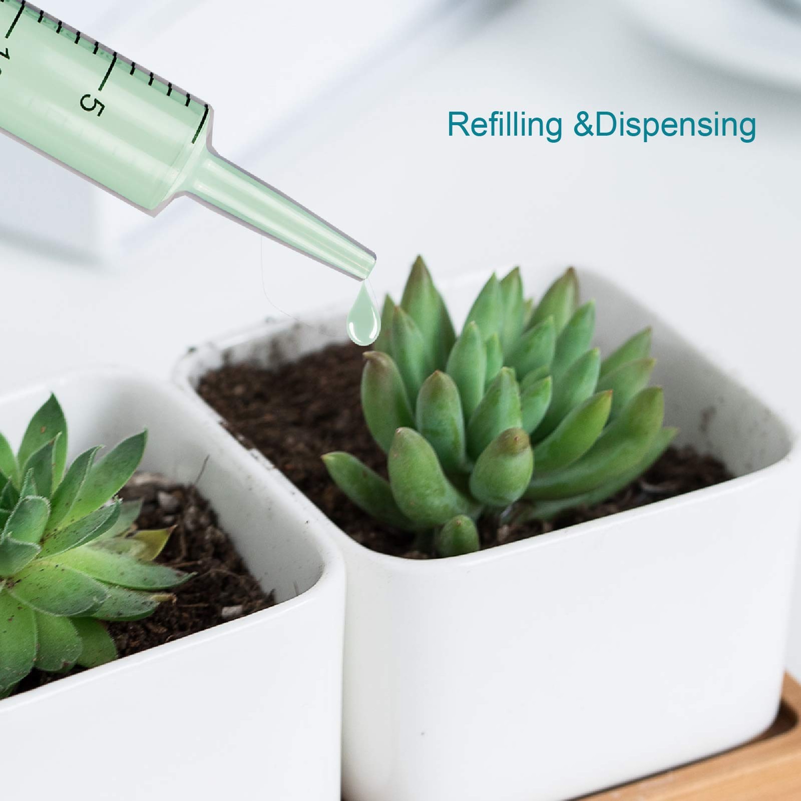 20ml Plastic Syringe Without Needle for Liquid – Measuring 20ml, transparent