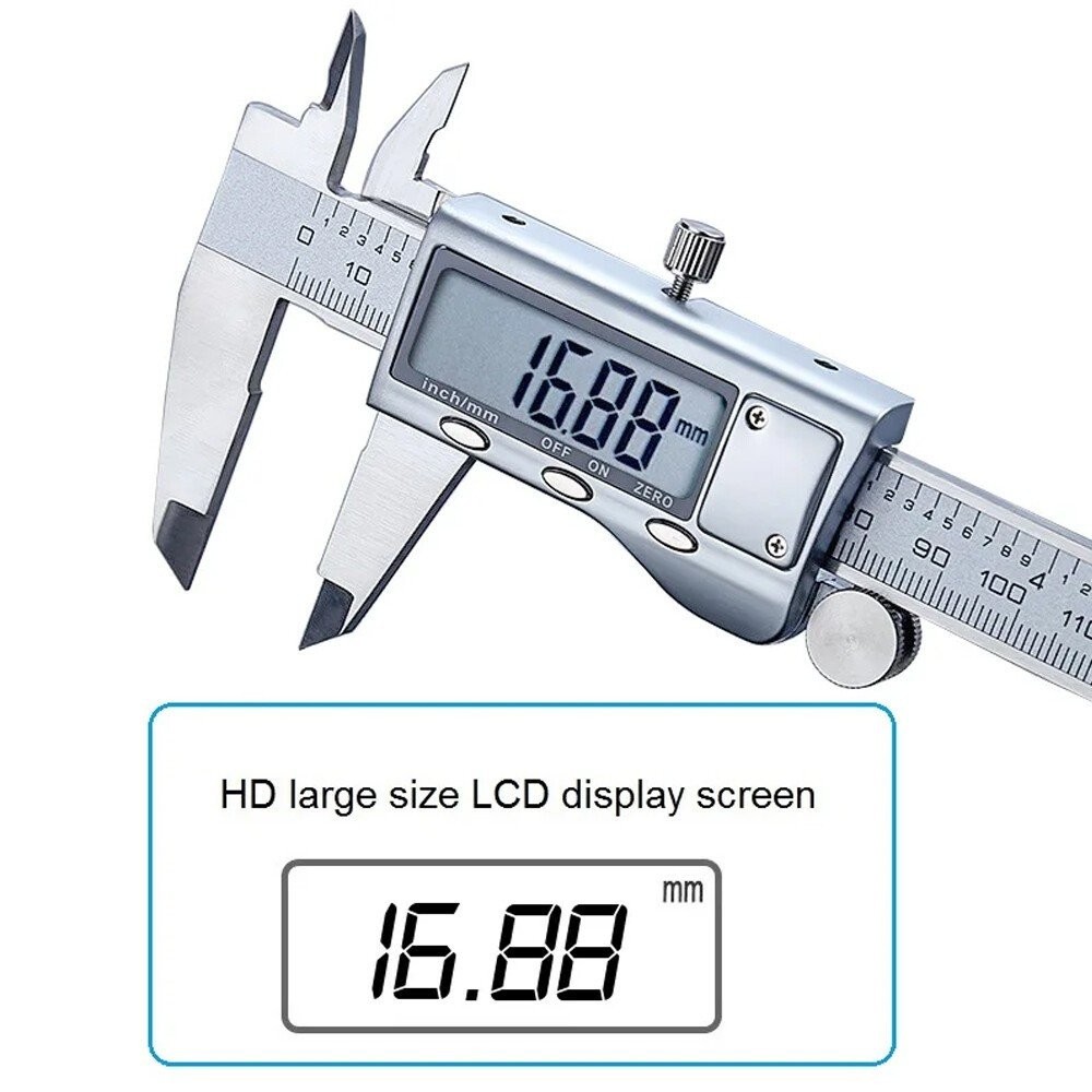 6″ 150mm Digital Caliper Micrometer LCD Gauge Vernier Electronic Measuring Tool