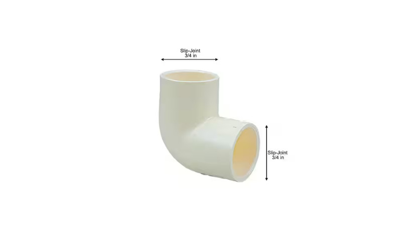 NIBCO 3/4 in. x 3/4 in. Chlorinated Poly Vinyl Chloride (CPVC)-CTS 90-Degree .